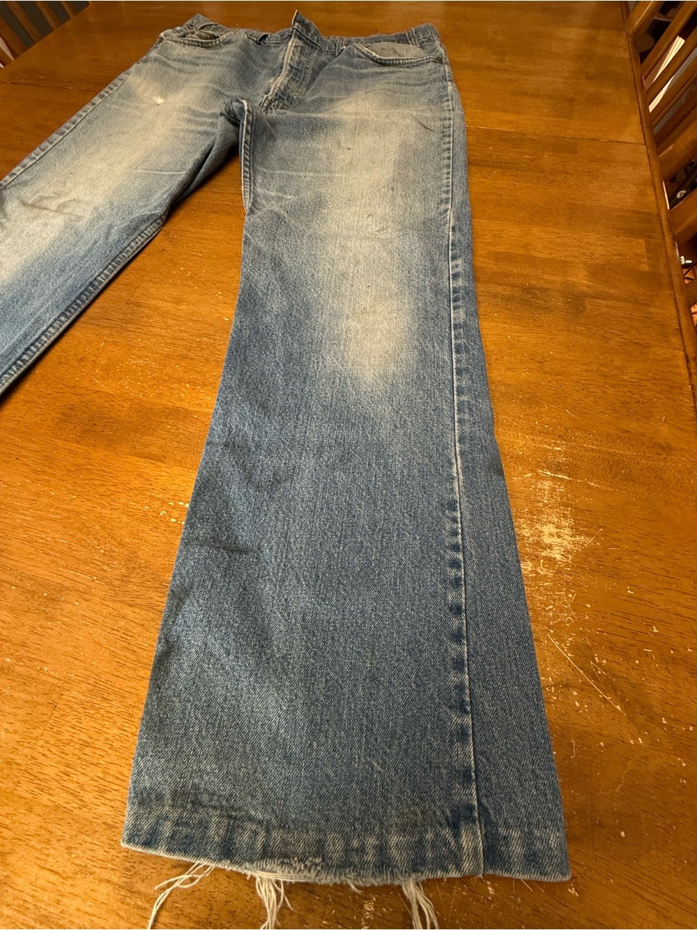 Levi's Light Blue 517 Boot Cut Men’s Jeans - Picture 3 of 13
